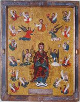 Licona ucraina della prima metà del XVII secolo scuola leopolitana. Museo Nazionale a Leopoli