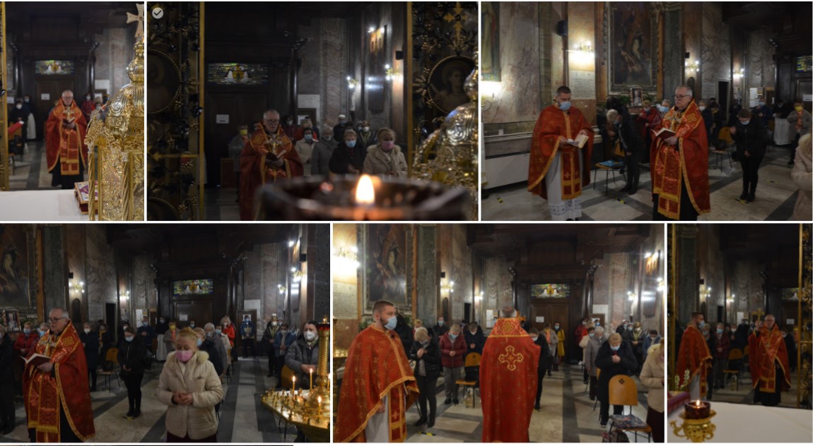 Vseitalijske pomynannia pomerlyh vid Covid 19. Kolaz